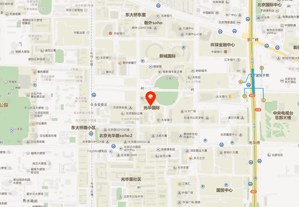 远洋光华国际位置地图